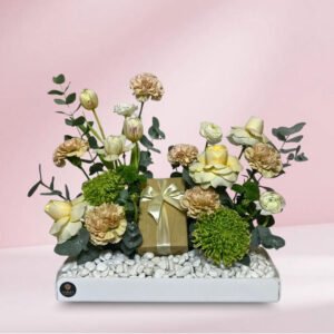 elegant bloom gift tray