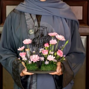 joyful graduation blooms – pink & purple mix