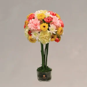 blooming bliss in glass vase