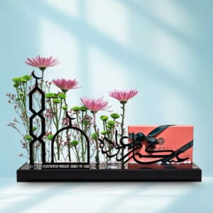 eid mubarak acrylic gift box with assorted belgian chocolates (copy)