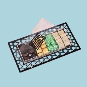 eid mubarak acrylic gift box with assorted belgian chocolates (copy)