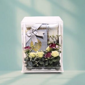 eid mubarak acrylic gift box with assorted belgian chocolates (copy)