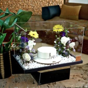 eid mubarak acrylic gift box with assorted belgian chocolates (copy)