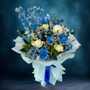 welcome baby with blooms2